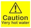 Caution Very hot water