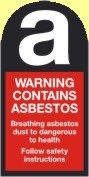 Warning Contains Asbestos