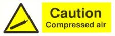 Caution Compressed air