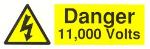 Danger 11,000 Volts