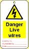 Danger Live wires