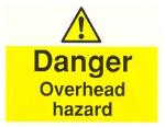 Danger Overhead hazard