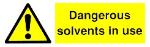 Dangerous solvents in use