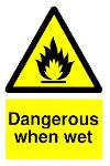 Dangerous when wet
