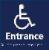 Entrance Disiability Braille / Tactile