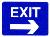 exit right arrow
