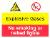 Explosive Gases / No smoking or naked lights