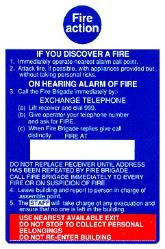 Fire action / If you discover a fire / Hospital