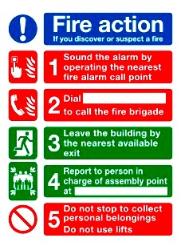 Fire Action / Leave the building