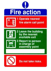 Fire Action / Leave the building