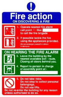 Fire Action / On discovering a fire