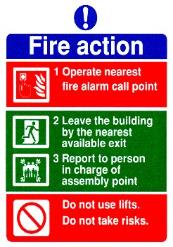 Fire Action /O Operate nearest fire alarm call point