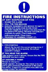 Fire Action / Instructions / Residential