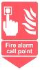 Fire alarm call point Location indicator