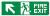 fire exit diagonal up left