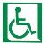 FIRE EXIT disability right (Pictogram)