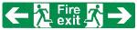 FIRE EXIT left right