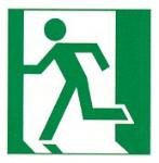 Fire Exit Running Man (Pictogram)