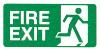 FIRE EXIT running man right