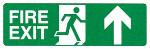FIRE EXIT up