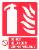 Fire extinguisher / Do not hold horn when operating