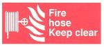Fire Hose Keep clear