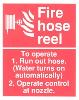 Fire hose reel To operate