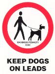 Keep dogs on leads penalty fine