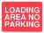 loading area no parking