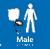 Male Toilet Pictogram NHS