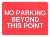 no parking beyond this point