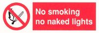 No smoking no naked lights