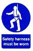 Safety harness must be worn