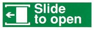 Slide to open / Left