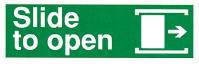 Slide to open / Right