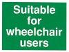 Suitable for wheelchair users