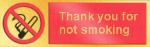 Thank you for not smoking