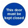 This door must be kept closed