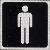 Toilet pictogram men