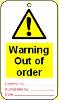 Warning Out of order