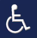 Wheelchair Tactile Symbol